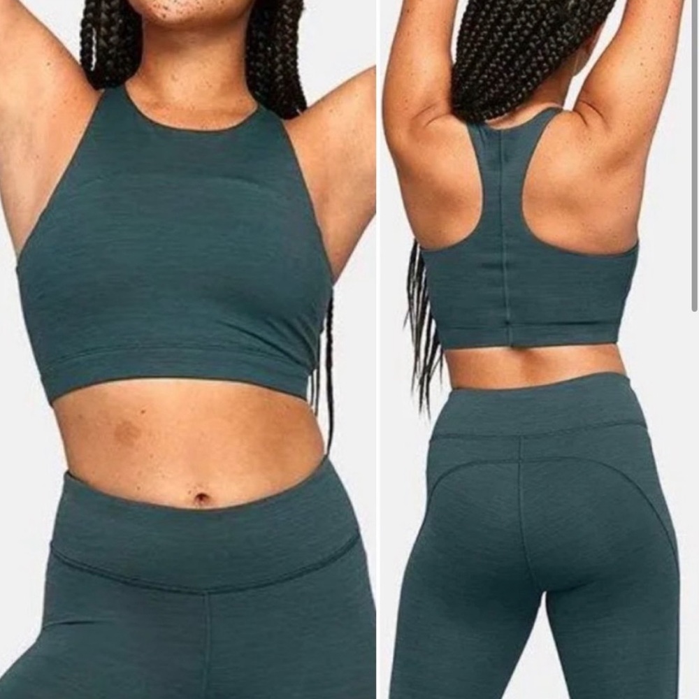 Outdoor Voices Tech Sweat Matching Set Size Small, green